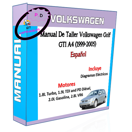 Manual De Taller Volkswagen Golf GTI A4 (1999-2005) Español