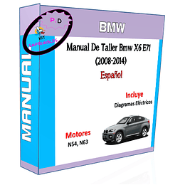 Manual De Taller Bmw X6 E71 (2008-2014) En Español