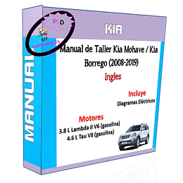 Manual de Taller Kia Mohave / Kia Borrego (2008-2019) inglés