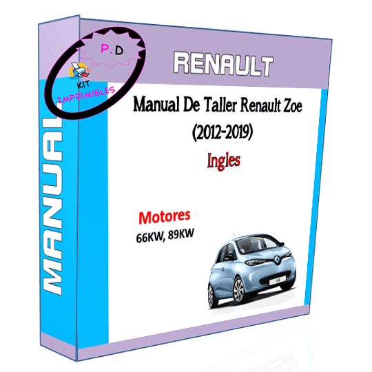 Manual De Taller Renault Zoe (2012-2019) Ingles