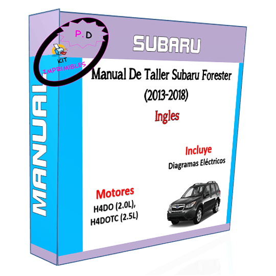 Manual De Taller Subaru Forester (2013-2018) En Inglés