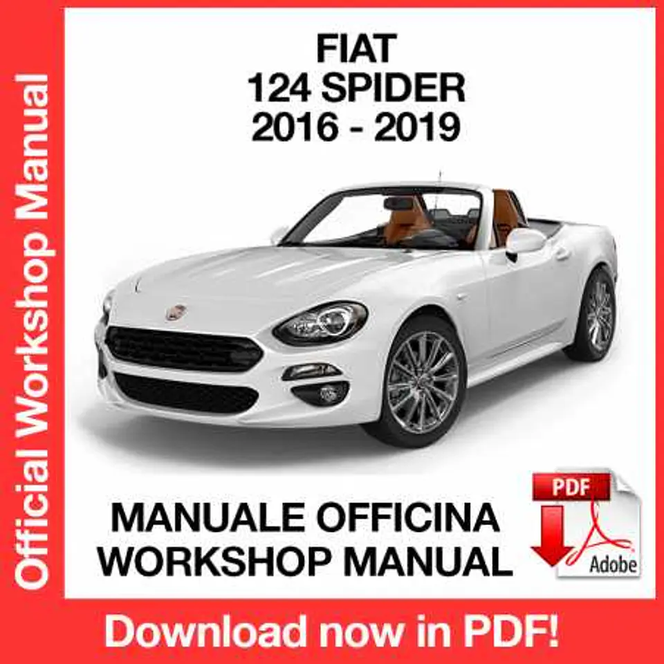 Manuale Officina Fiat 124 Spider (2016-2017-2018-2019) (ITA) 1