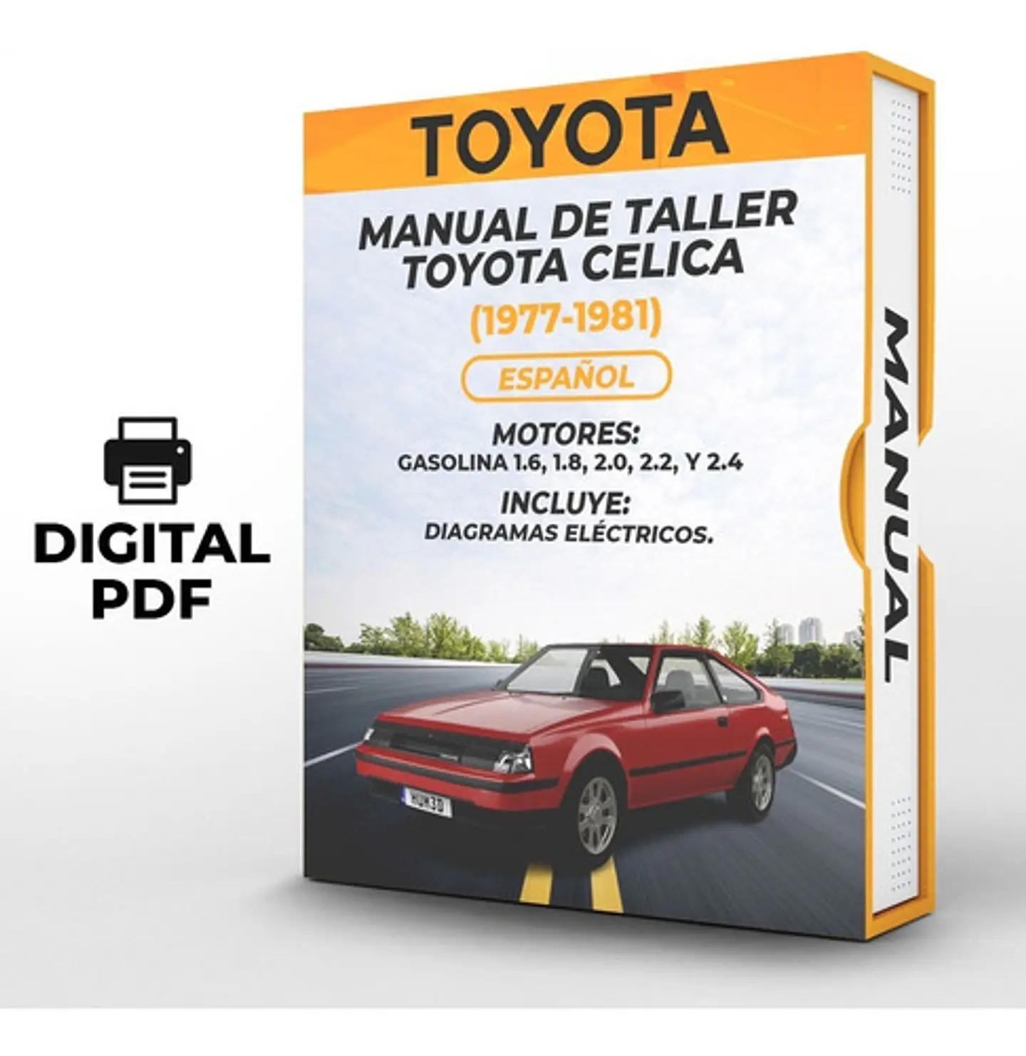 Manuale di officina Toyota Celica (1977-1981) PDF 1.6, 1.8, 2.0, 2.2 E 2.4 1