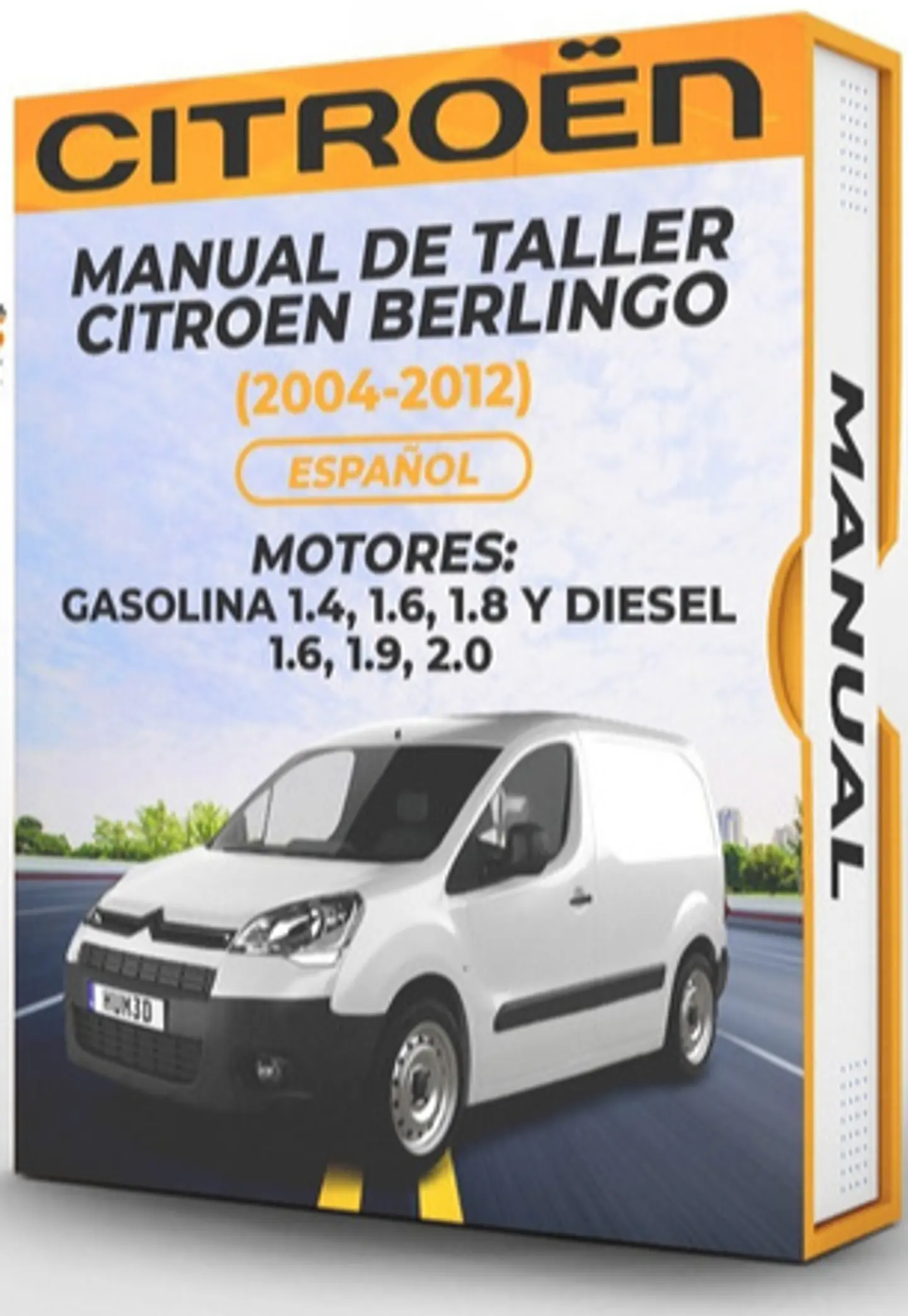 Manuale di officina Citroen Berlingo (2004-2012) 1.4, 1.6, 1.8 E GASO 1.6, 1.9, 2.0 1