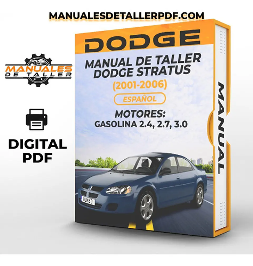 Manuale di officina Dodge Stratus (2001, 2002, 2003, 2004, 2005, 2006) 2.4, 2.7, 3.0 1