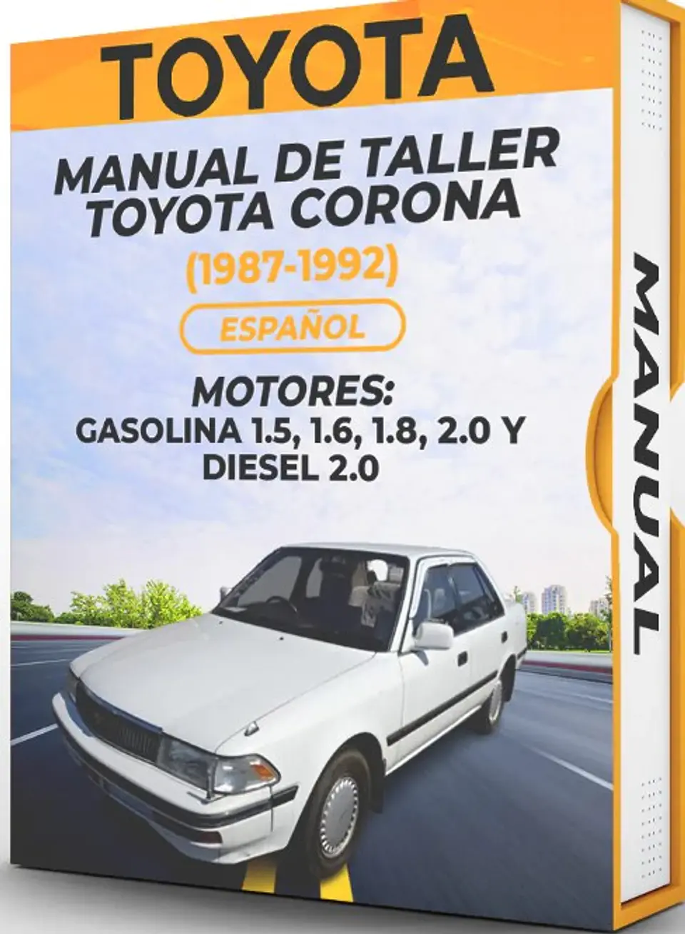 Manuale d'officina Toyota Corona (1987-1992)  1.5, 1.6, 1.8, 2.0 E Gas 2.0 1