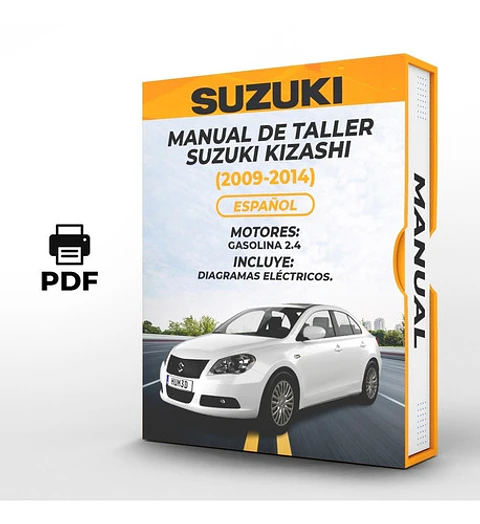 Manuale di officina Suzuki Kizashi (2009, 2010, 2011, 2012, 2013, 2014) 2,4