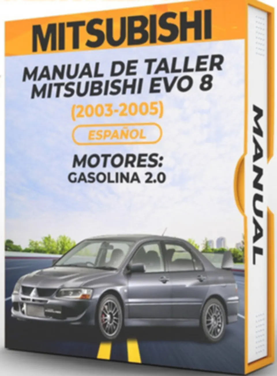 Manuale d'officina Mitsubishi Evo 8 (2003, 2004, 2005) 2.0 1