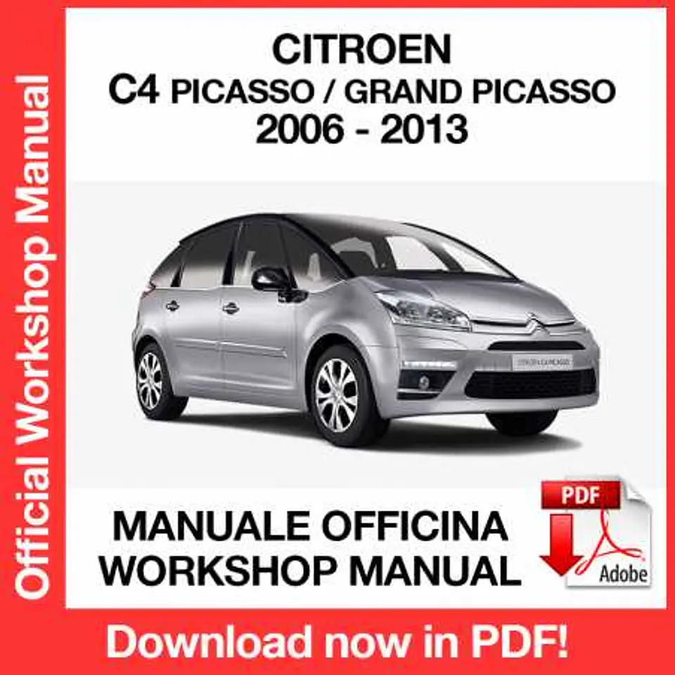Manuale Officina Citroen C4 Picasso (2006-2007-2008-2009-2010-2011-2012-2013) (ITA) 1