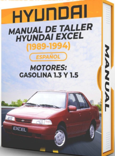 Manuale d'officina Hyundai Excel (1989, 1990, 1991, 1992, 1993, 1994) 1.3 E 1.5