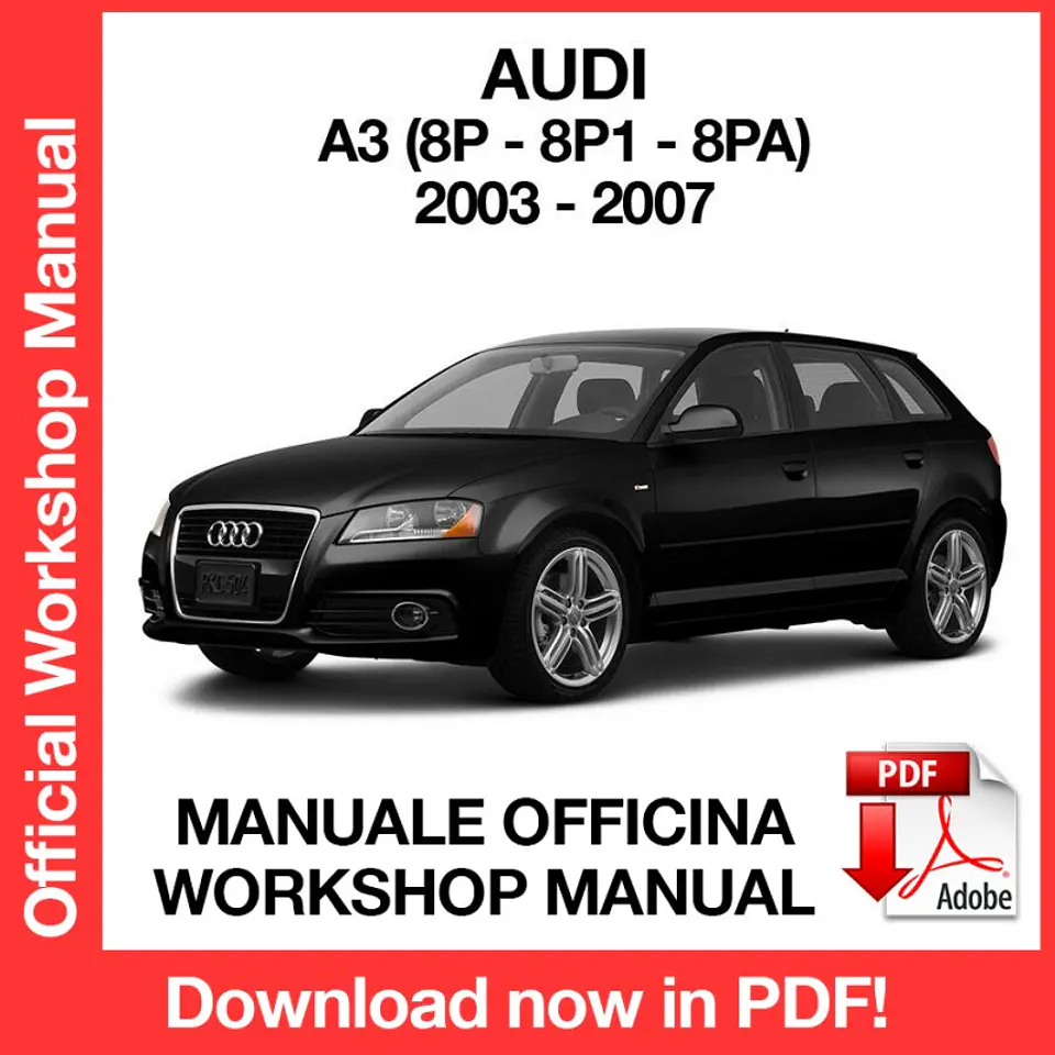 MANUALE OFFICINA AUDI A3 (2003-2004-2005-2006-2007) (EN) 1