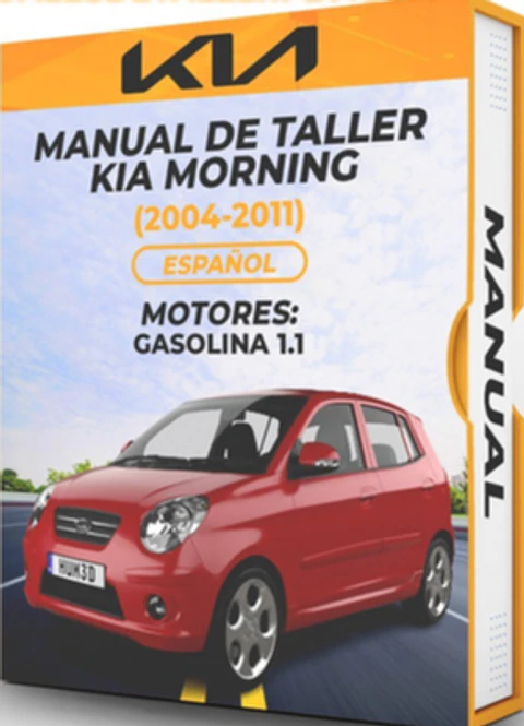 Manuale di officina Kia Morning (2004, 2005, 2006, 2007, 2008, 2009, 2010, 2011) MOTORI: BENZINA 1.1