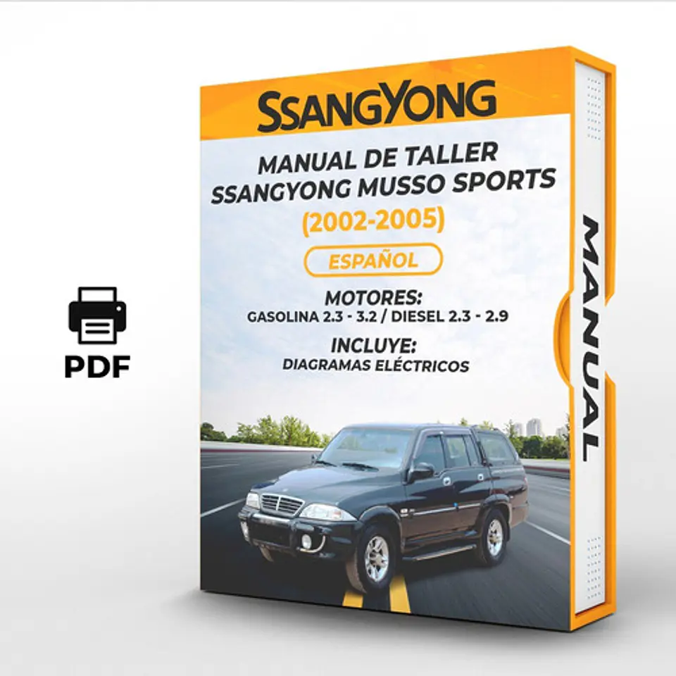 Manuale di officina sportiva Ssangyong Musso (2002-2005) 1
