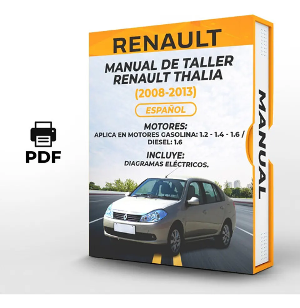 Manuale d'officina Renault Thalia (2008-2013) 1.2 - 1.4 - 1.6 / Gas: 1.6 1