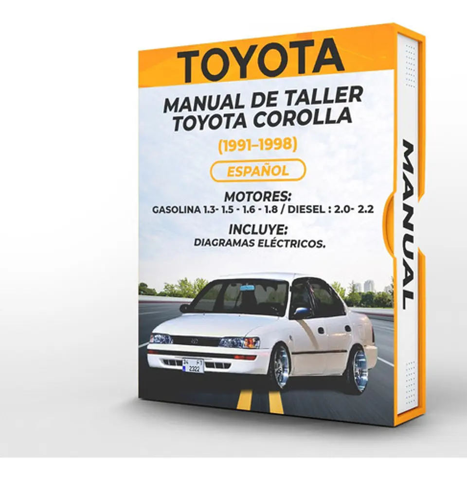 Manuale di officina Toyota Corolla (1991, 1992, 1993, 1994, 1995, 1996, 1997, 1998)PDF 1