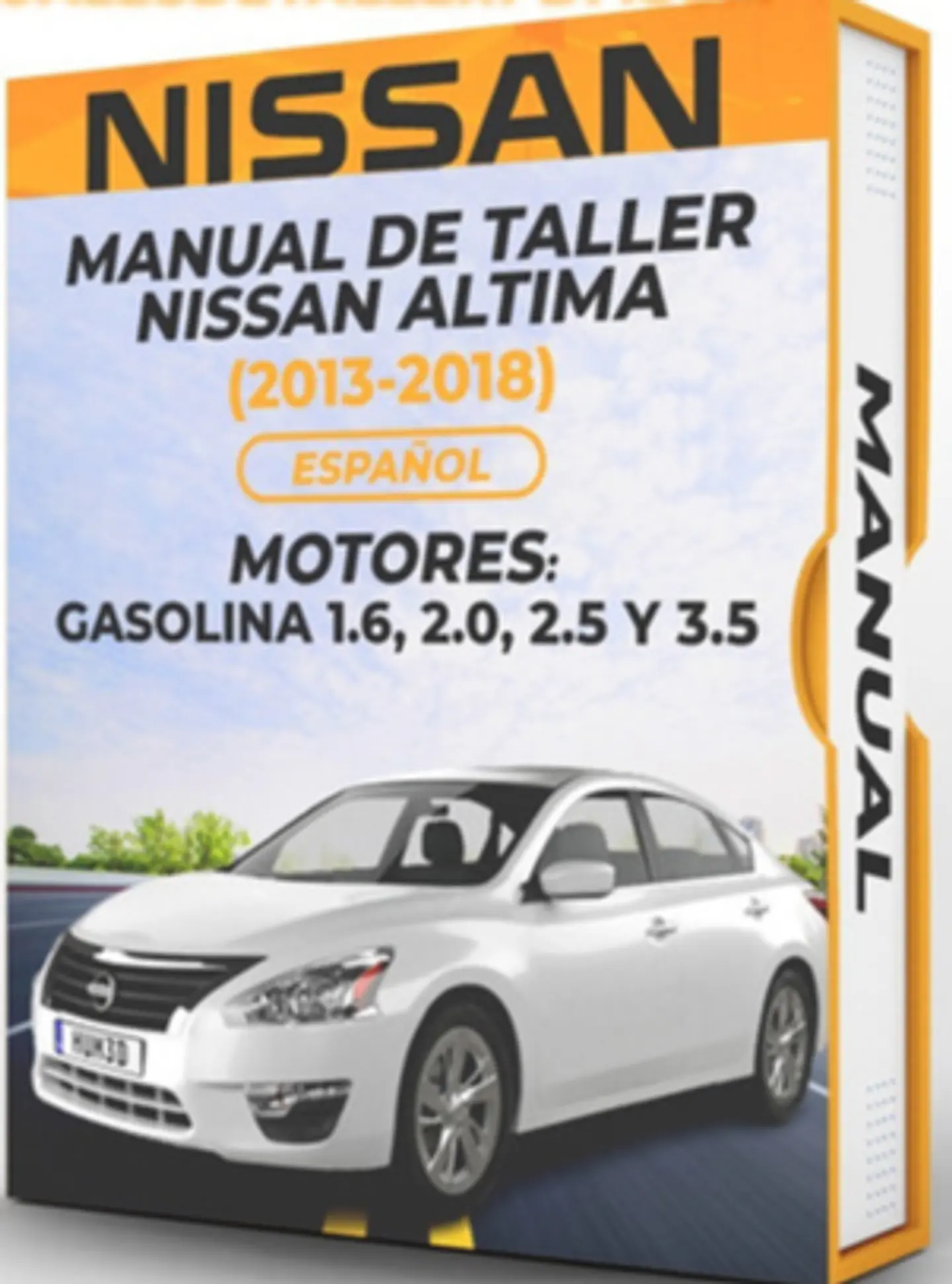 Manuale di officina Nissan Altima (2013, 2014, 2015, 2016, 2017, 2018) 1.6, 2.0, 2.5 e 3.5  1