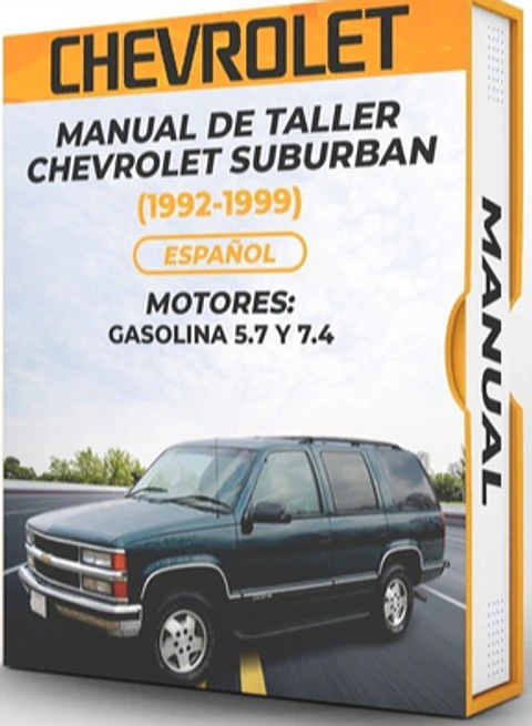 Manuale di officina Chevrolet Suburban (1992-1999) 5.7 E 7.4