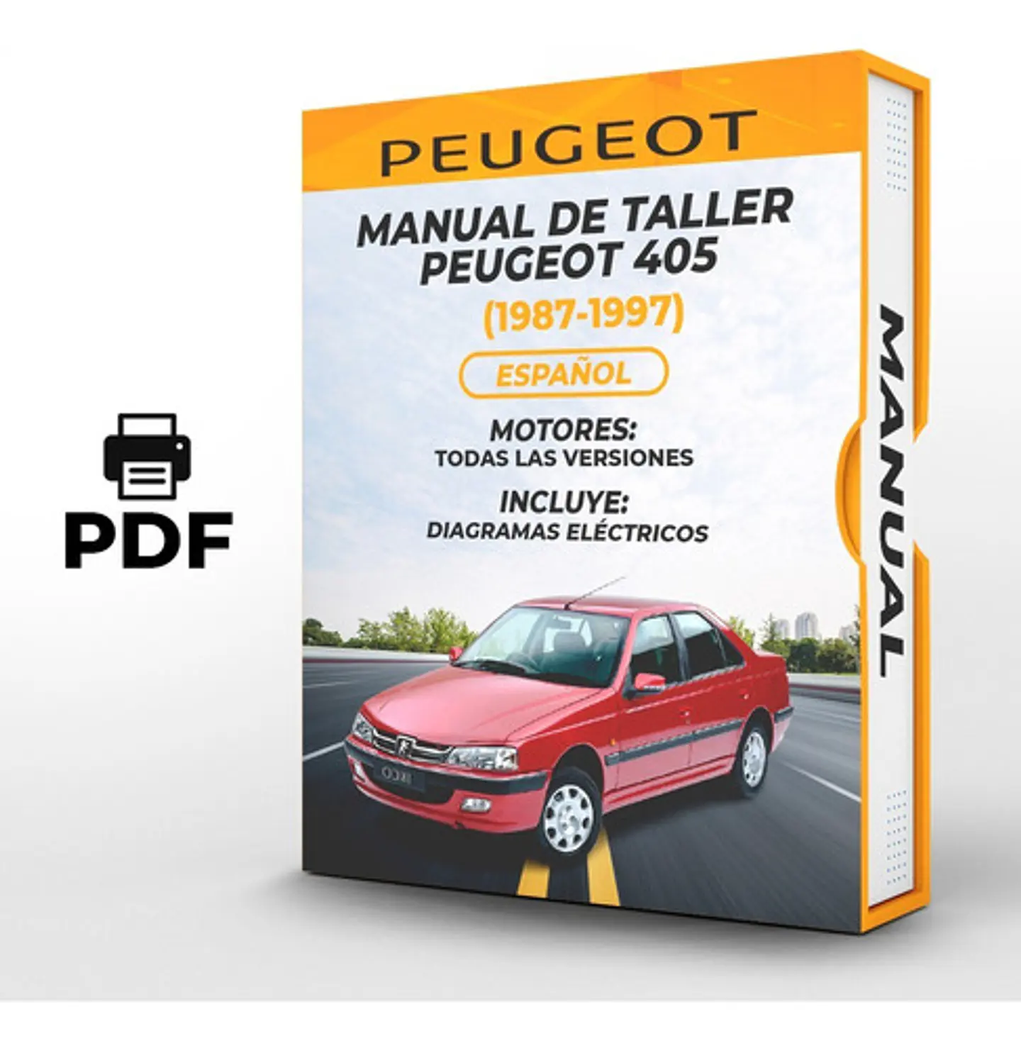 Manuale d'officina Peugeot 405 (1987, 1988, 1989, 1990, 1991, 1992, 1993, 1994, 1995, 1996, 1997)*** 1