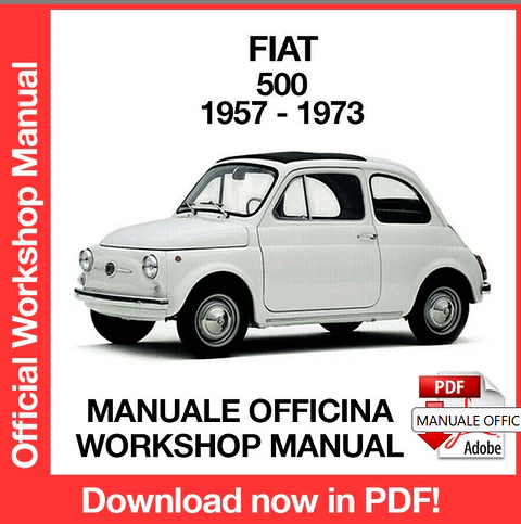 MANUALE OFFICINA FIAT 500 (1957-1973) (EN)