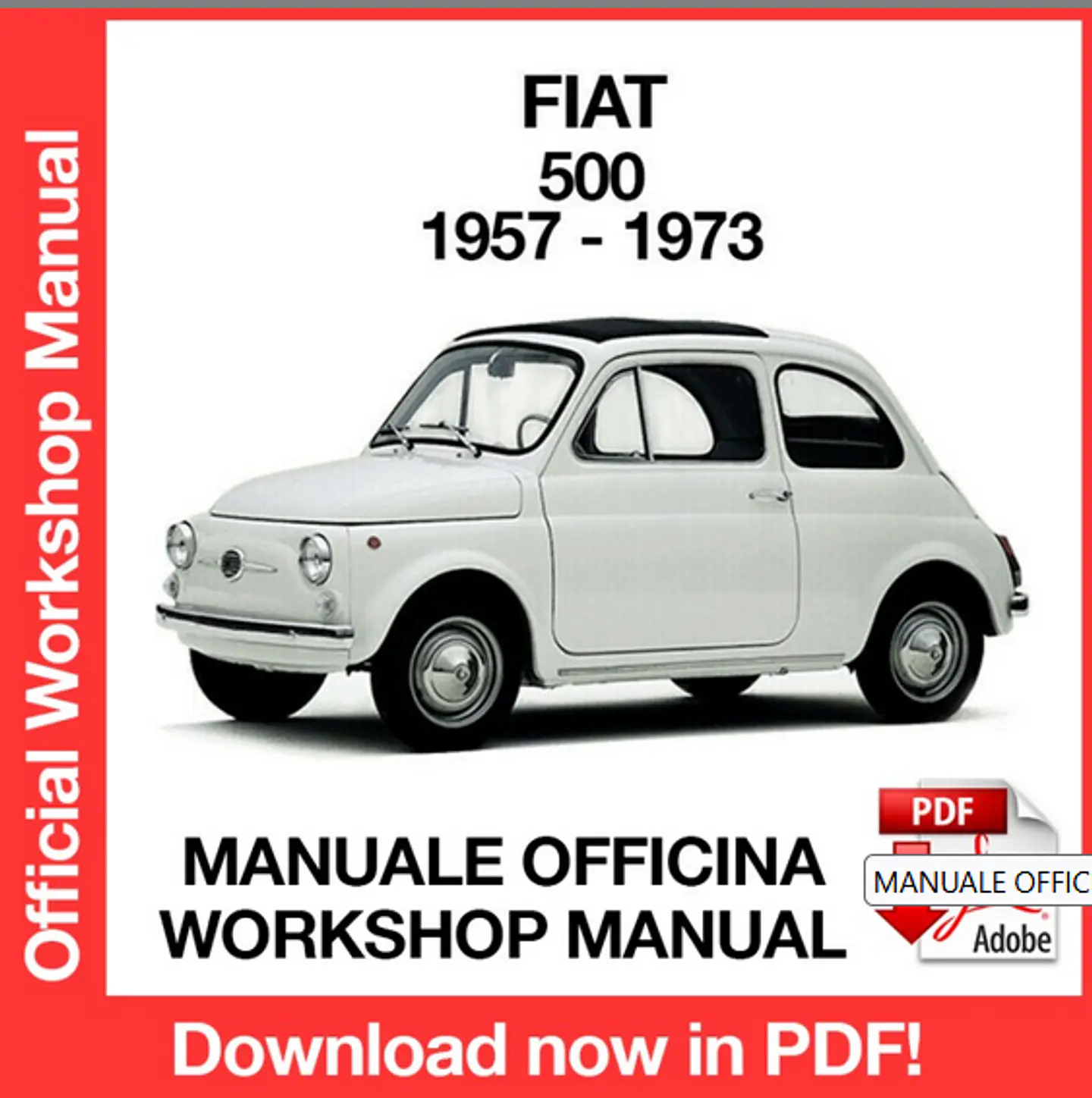 MANUALE OFFICINA FIAT 500 (1957-1973) (EN) 1