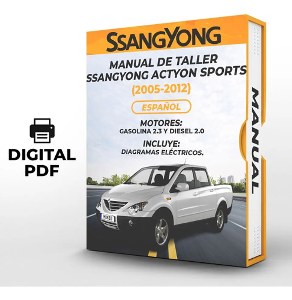 Manuale di officina sportiva Ssangyong Actyon (2005-2012) 1