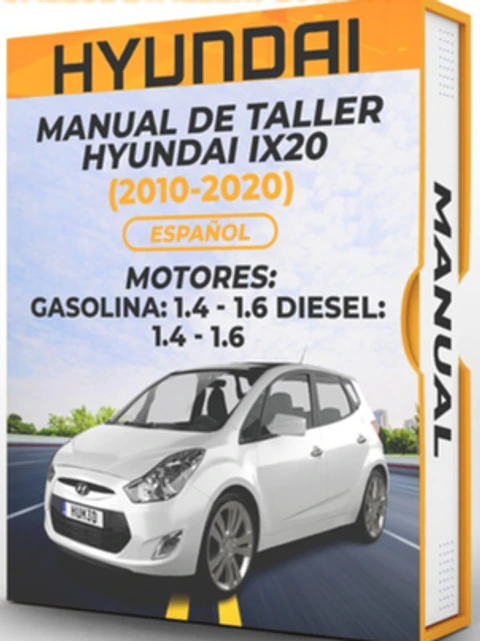 Manuale d'officina Hyundai Ix20 (2010, 2011, 2012, 2013, 2014 ) 1.4,1.6 GAS 1.4,1.6