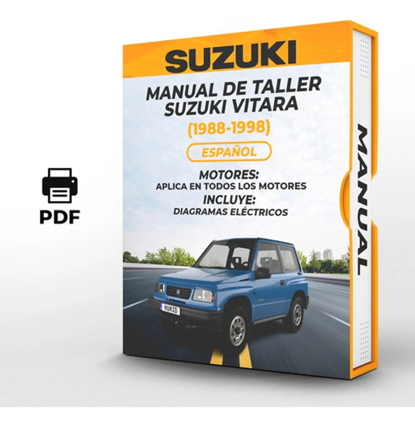 Manuale di officina Suzuki Vitara (1988, 1989, 1990, 1991, 1992, 1993, 1994, 1995, 1996, 1997, 1998)  1
