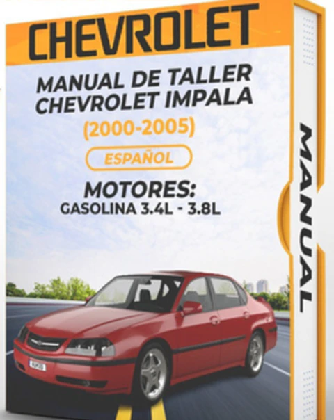 Manuale d'officina Chevrolet Impala (2000, 2001, 2002, 2003, 2004, 2005)3.4L, 3.8L