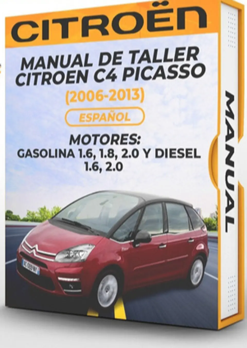 Manuale di officina Citroen C4 Picasso (2006-2013) 1.6, 1.8, 2.0 E DIESEL 1.6, 2.0 1