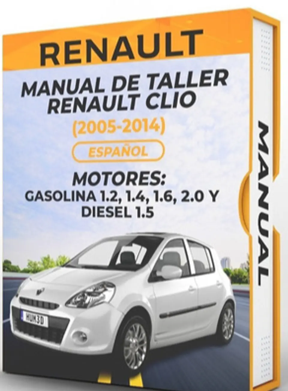 Manuale di officina Renault Clio (2005, 2006, 2007, 2008, 2009) 1.2, 1.4, 1.6, 2.0 1