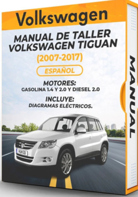 Manuale di officina Volkswagen Tiguan (2007, 2008, 2009, 2010, 2011, 2012, 2013, 2014, 2015, 2016, 2017)