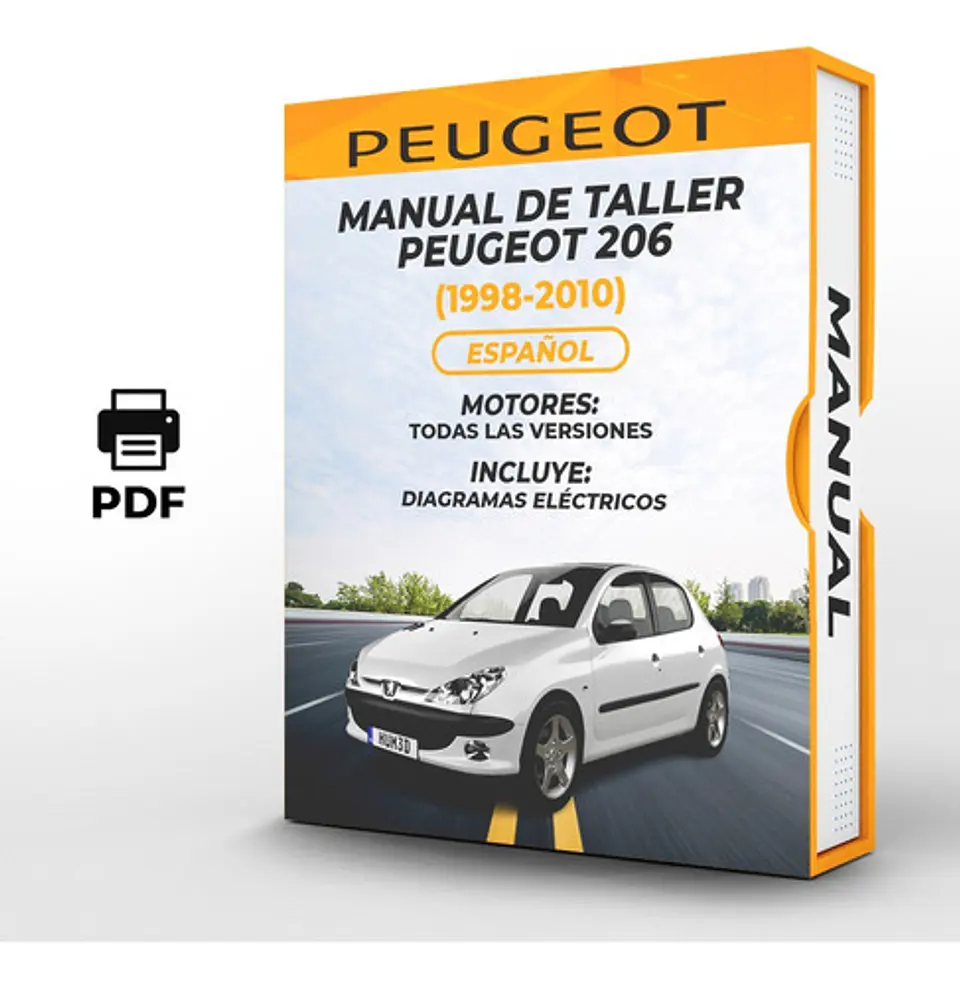 Manuale di officina Peugeot 206 (1998, 1999, 2000, 2001, 2002, 2003) 1