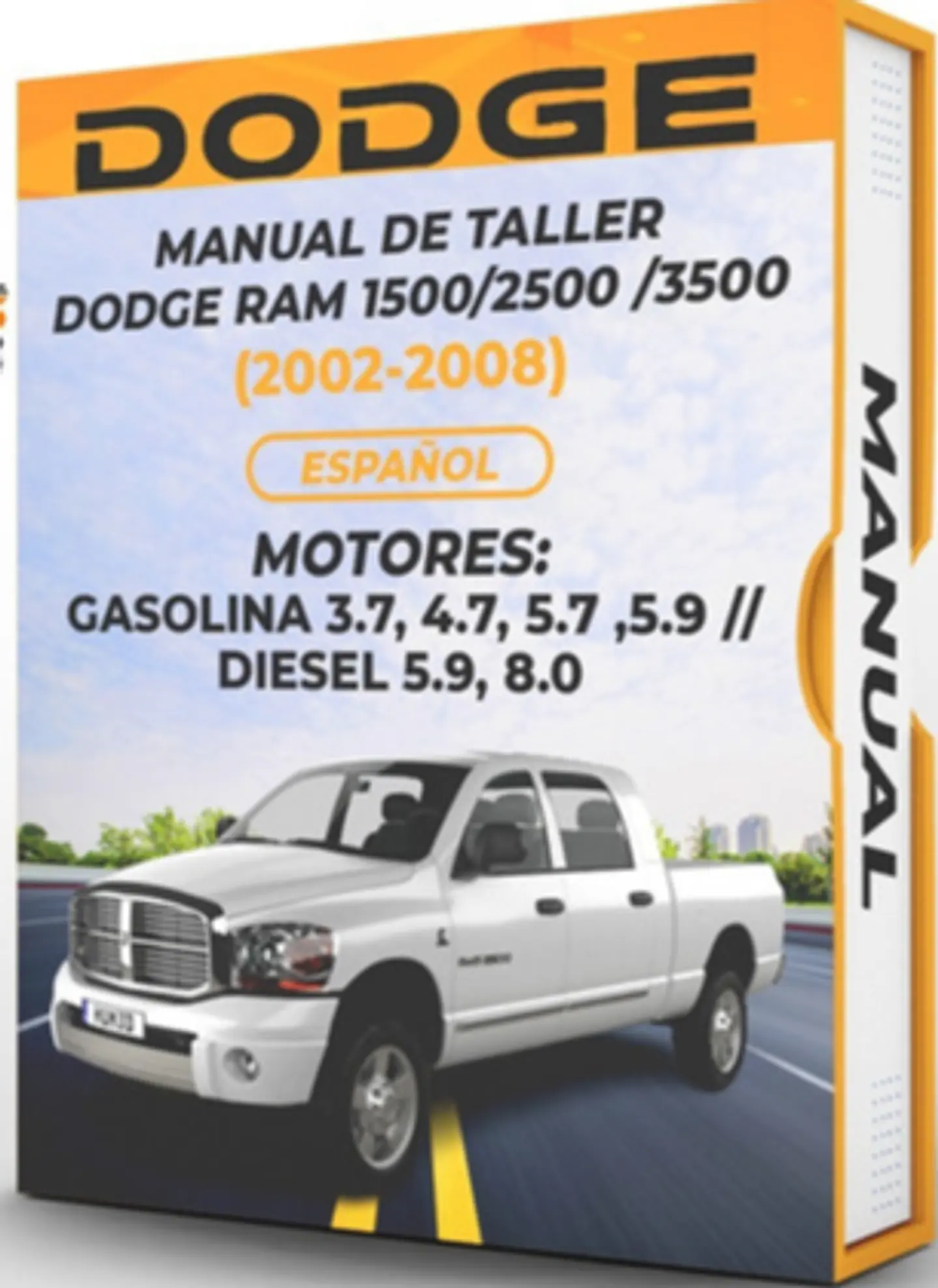 Manuale di officina Dodge Ram 1500 2500 3500 (2002-2008) 3.7, 4.7, 5.7, 5.9 //Gas 5.9, 8.0 1