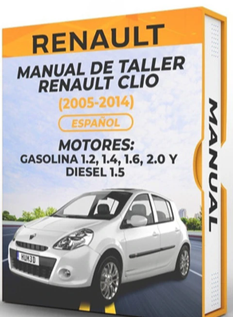 Manuale di officina Renault Clio (2010, 2011, 2012, 2013, 2014) 1.2, 1.4, 1.6, 2.0