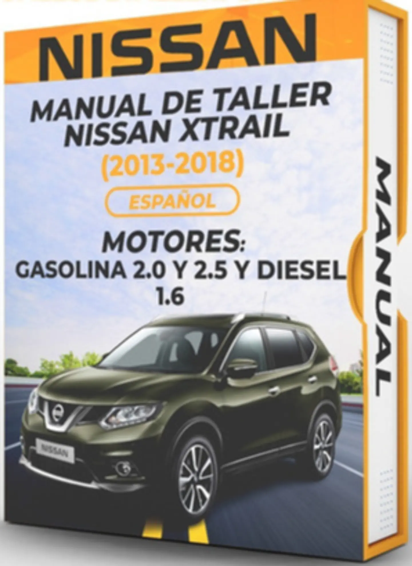 Manuale d'officina Nissan Xtrail (2013, 2014, 2015, 2016, 2017, 2018) 1.6, 2.0 E 2.5 1