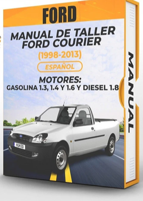 Manuale di officina Ford Courier (2006, 2007, 2008, 2009, 2010, 2011, 2012, 2013) 1.3, 1.4 1.6