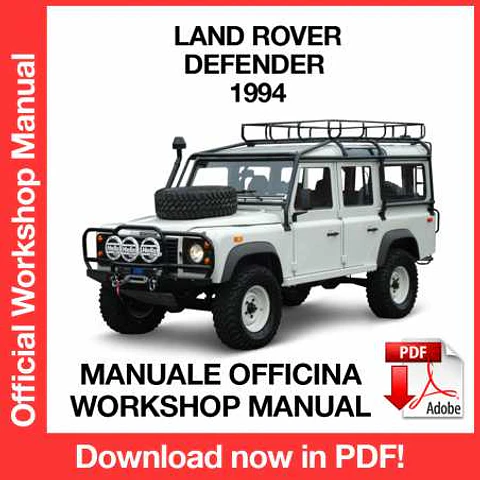 Manuale Officina Land Rover Defender (1994) (EN)