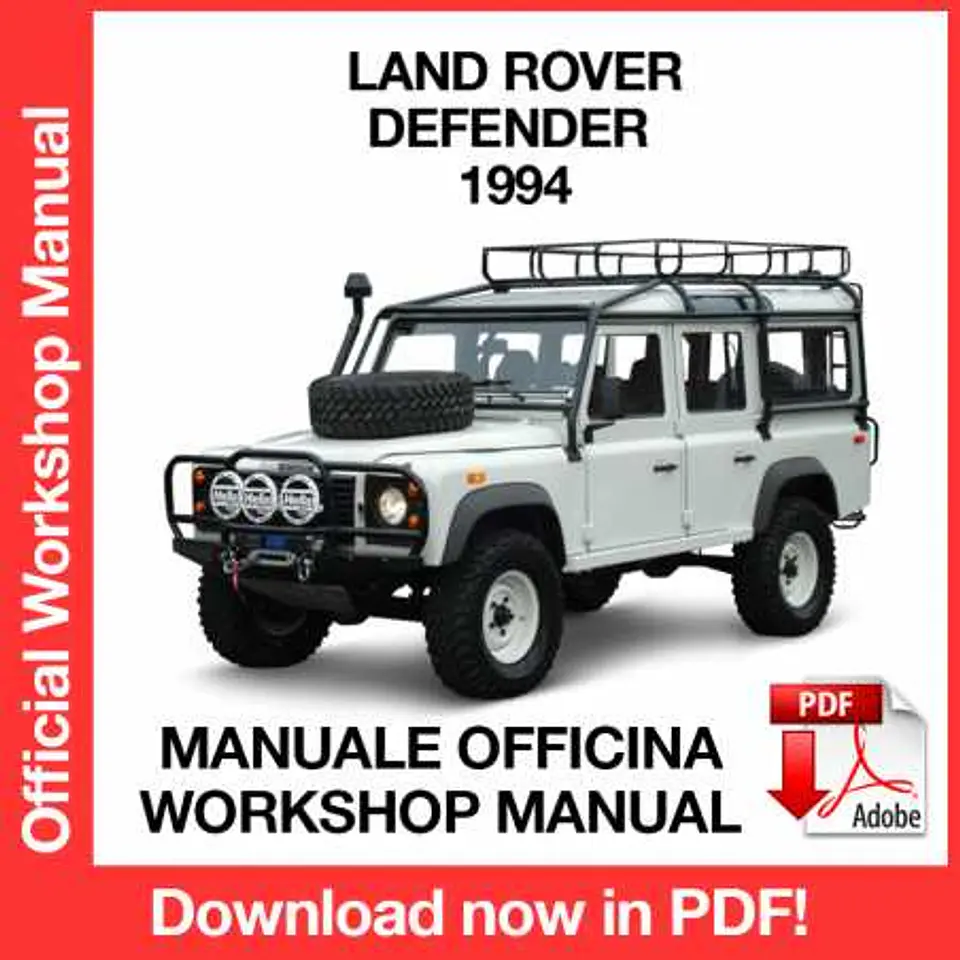 Manuale Officina Land Rover Defender (1994) (EN) 1