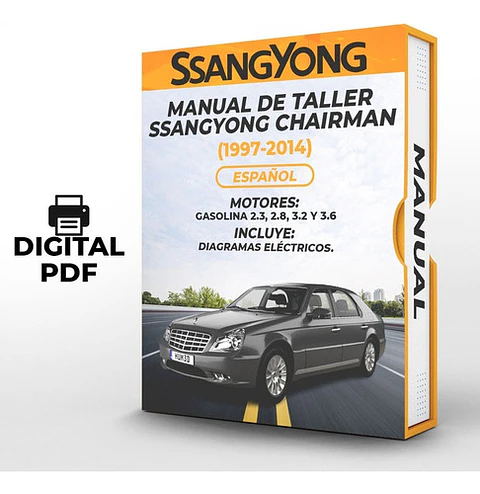 Manuale di officina del presidente Ssangyong (1997, 1998, 1999, 2000, 2001, 2002, 2003, 2004) PDF