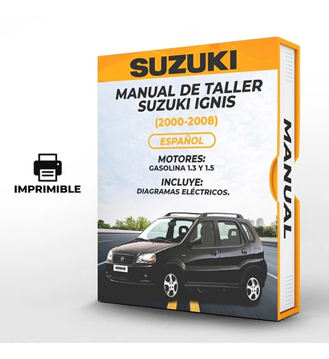 Manuale di officina Suzuki Ignis (2000-2008) PDF