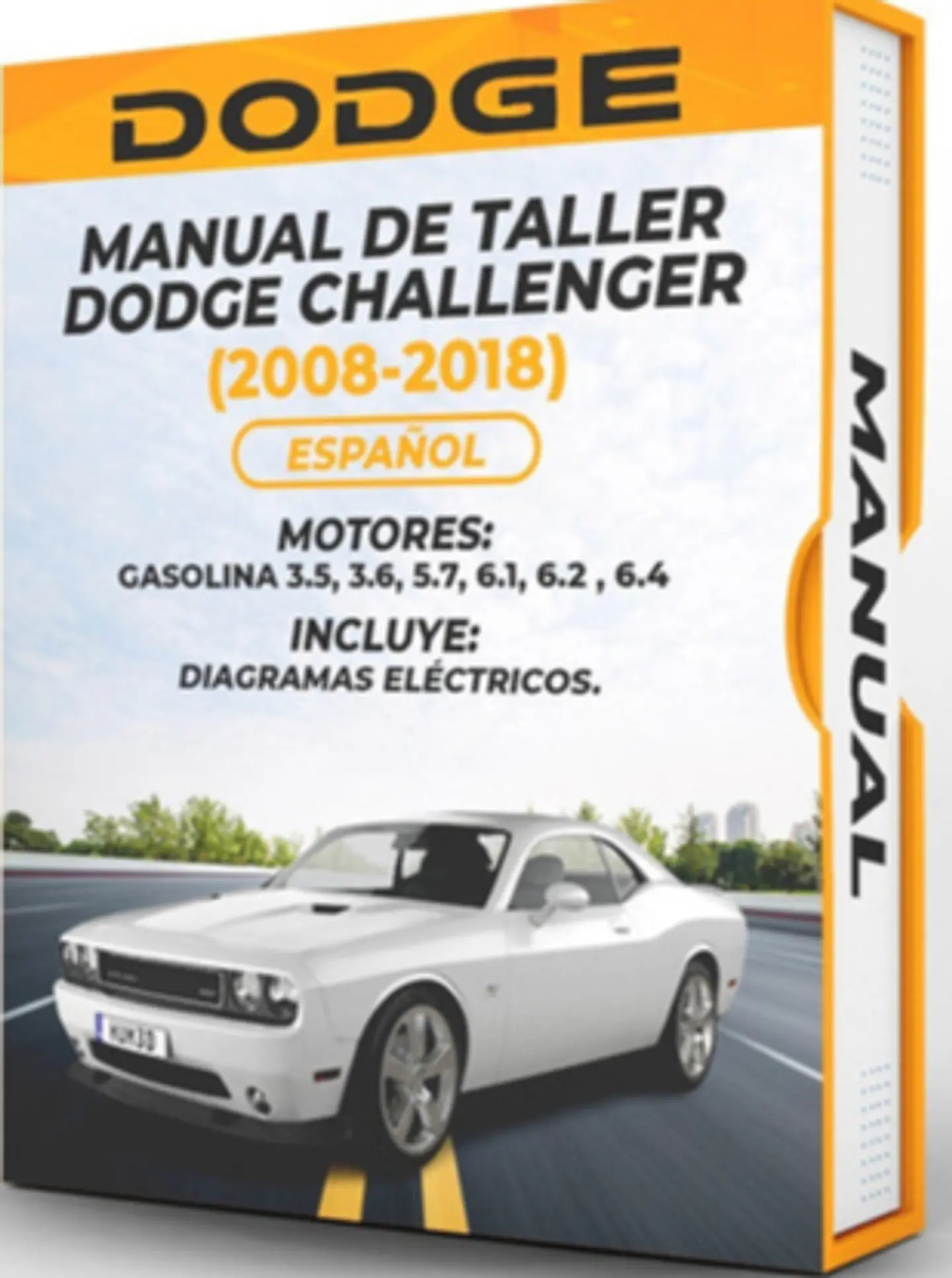 Manuale di officina Dodge Challenger (2008-2018) 3.5, 3.6, 5.7, 6.1, 6.2, 6.4 1