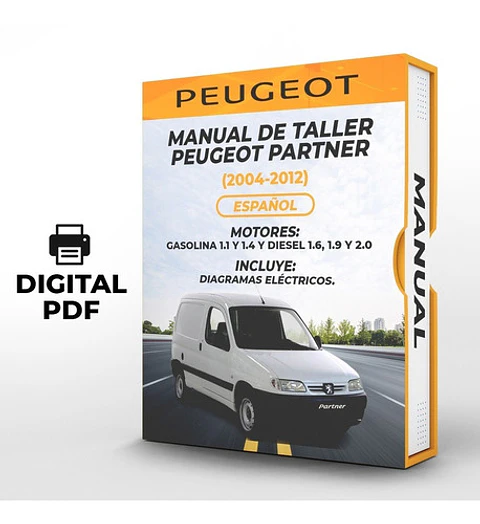 Manuale di officina Peugeot Partner (2004-2012) PDF
