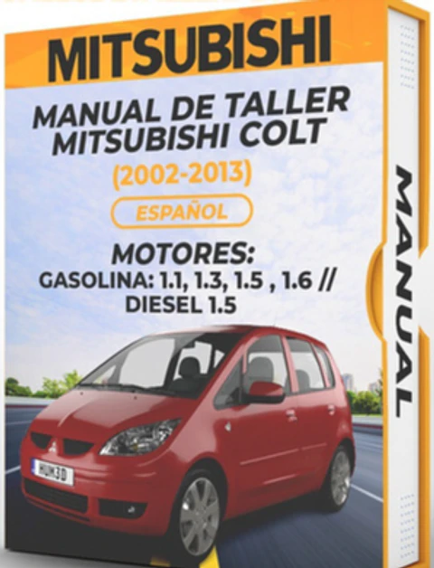 Manuale d'officina Mitsubishi Colt (2002, 2003, 2004, 2005, 2006, 2007) 1.1, 1.3, 1.5, 1.6 