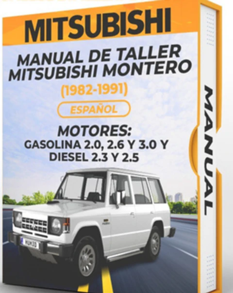 Manuale di officina Mitsubishi Montero (1982-1991) 2.0, 2.6 E 3.0 E GASO 2.3 E 2.5 PDF
