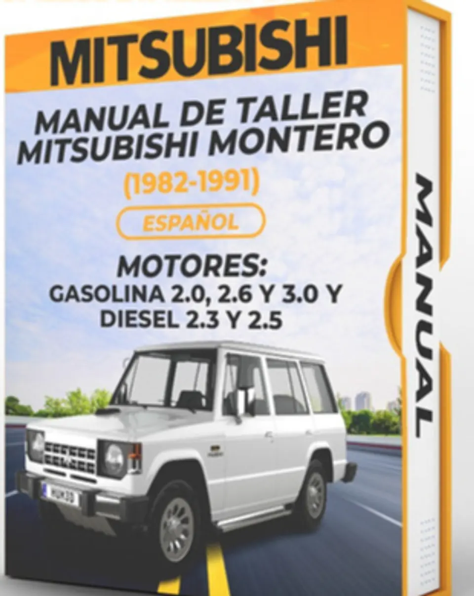Manuale di officina Mitsubishi Montero (1982-1991) 2.0, 2.6 E 3.0 E GASO 2.3 E 2.5 PDF 1