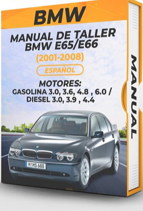 Manuale di officina BMW E65/E66 (2001-2008) 3.0, 3.6, 4.8, 6.0 / Gas 3.0, 3.9, 4.4