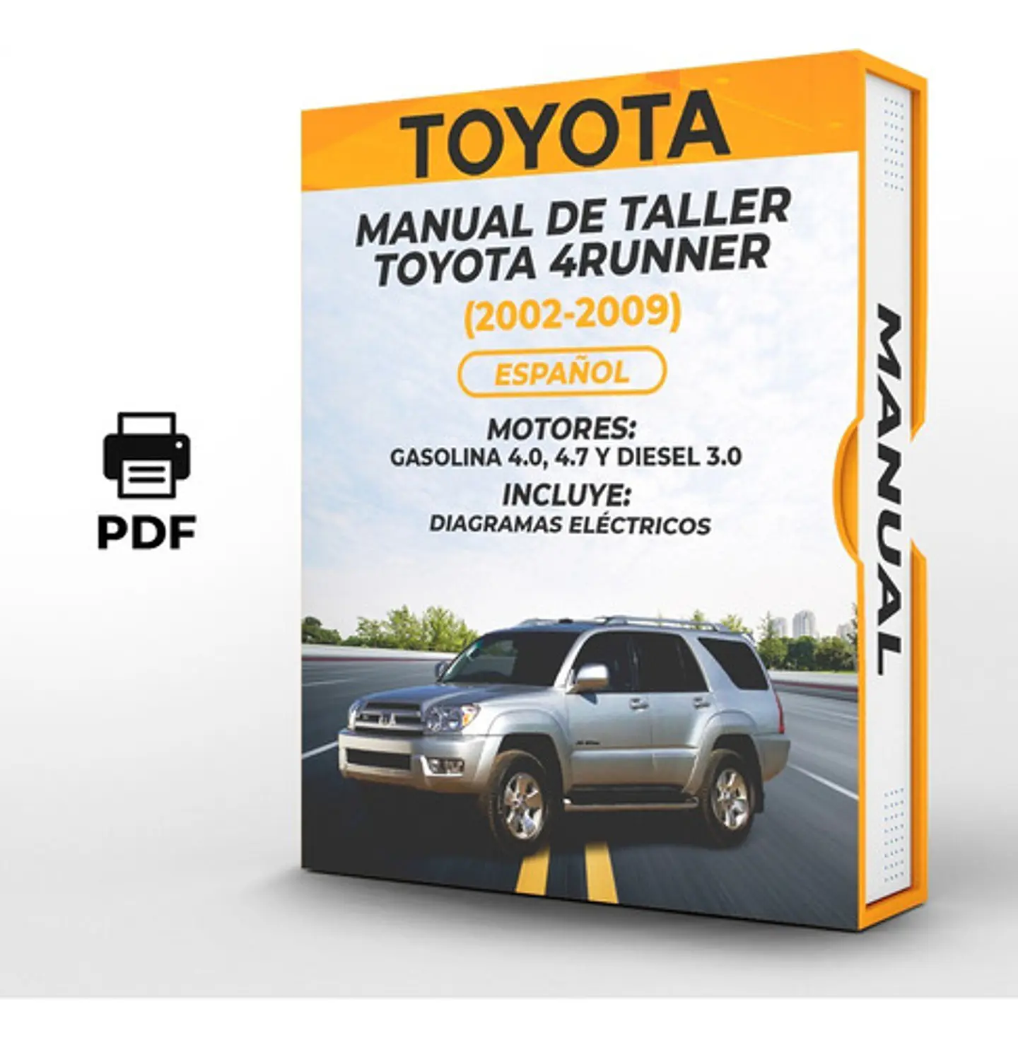 Manuale di officina Toyota 4Runner (2002-2009) 4.0, 4.7 E Gaso 3.0 1