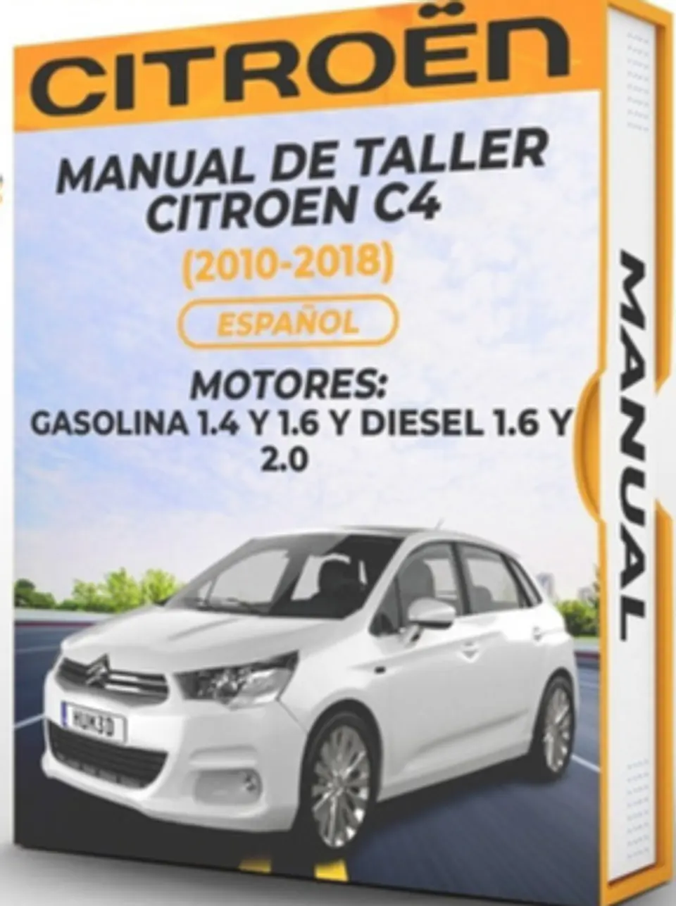 Manuale di officina Citroen C4 (2010-2018) 1.4 E 1.6 E GASO 1.6 E 2.0 1
