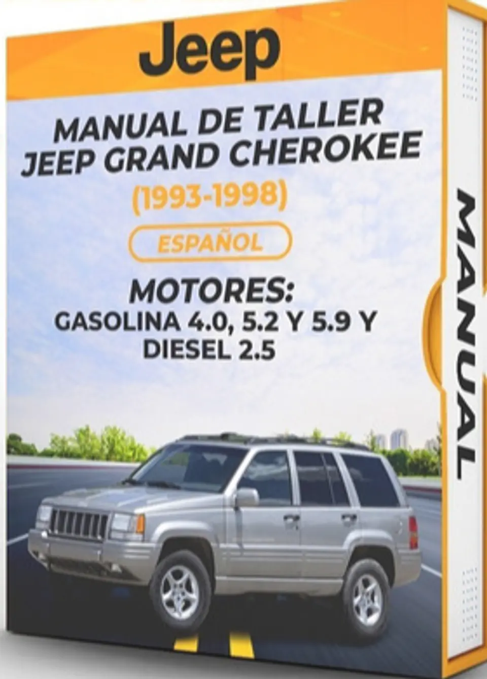 Manuale di officina Jeep Grand Cherokee (1993-1998) 4.0, 5.2 E 5.9 E Gas 2.5 1
