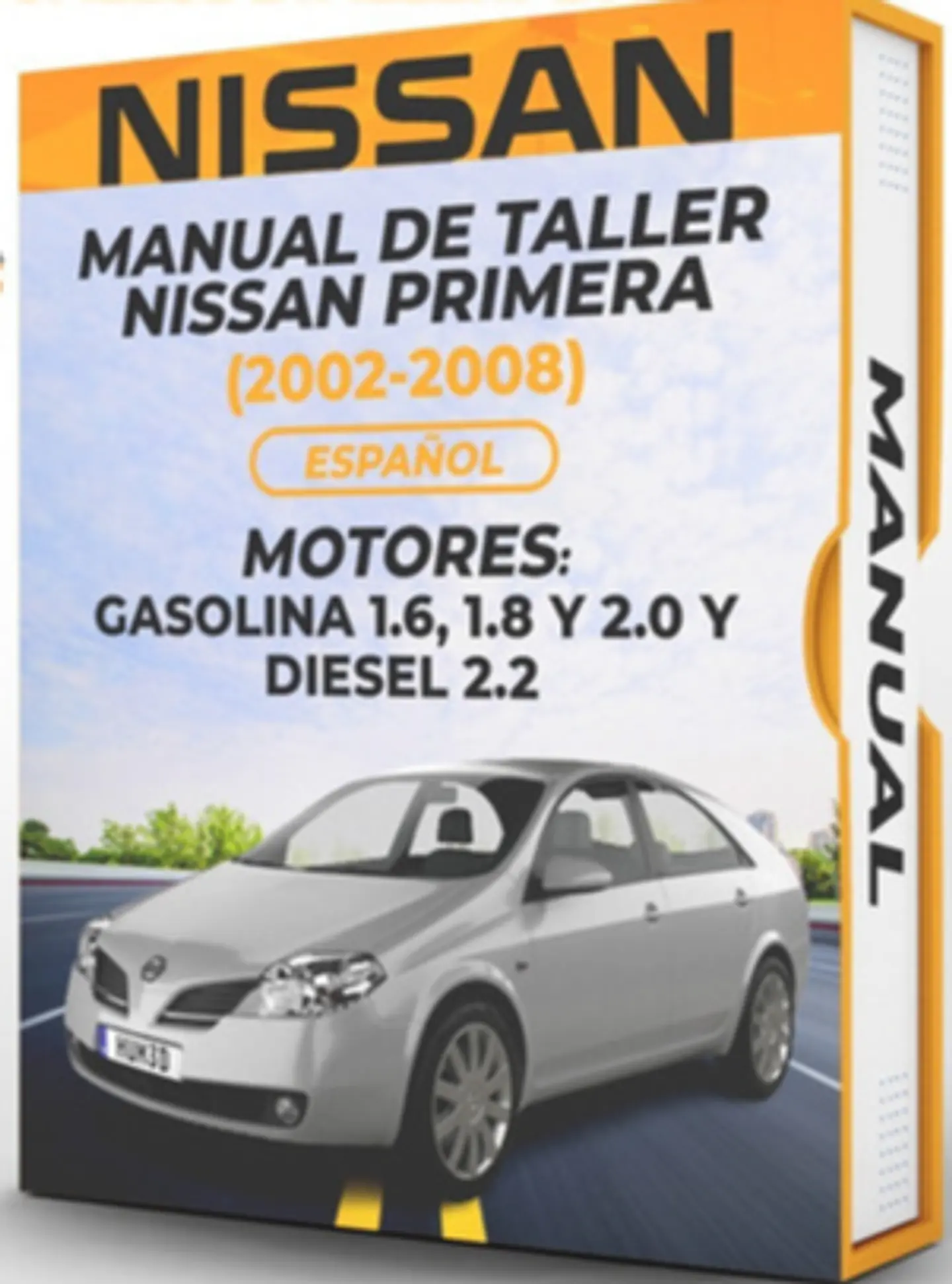 Manuale di officina Nissan Primera (2002, 2003, 2004, 2005, 2006, 2007, 2008) 1.6, 1.8, 2.0 e  2.2 1